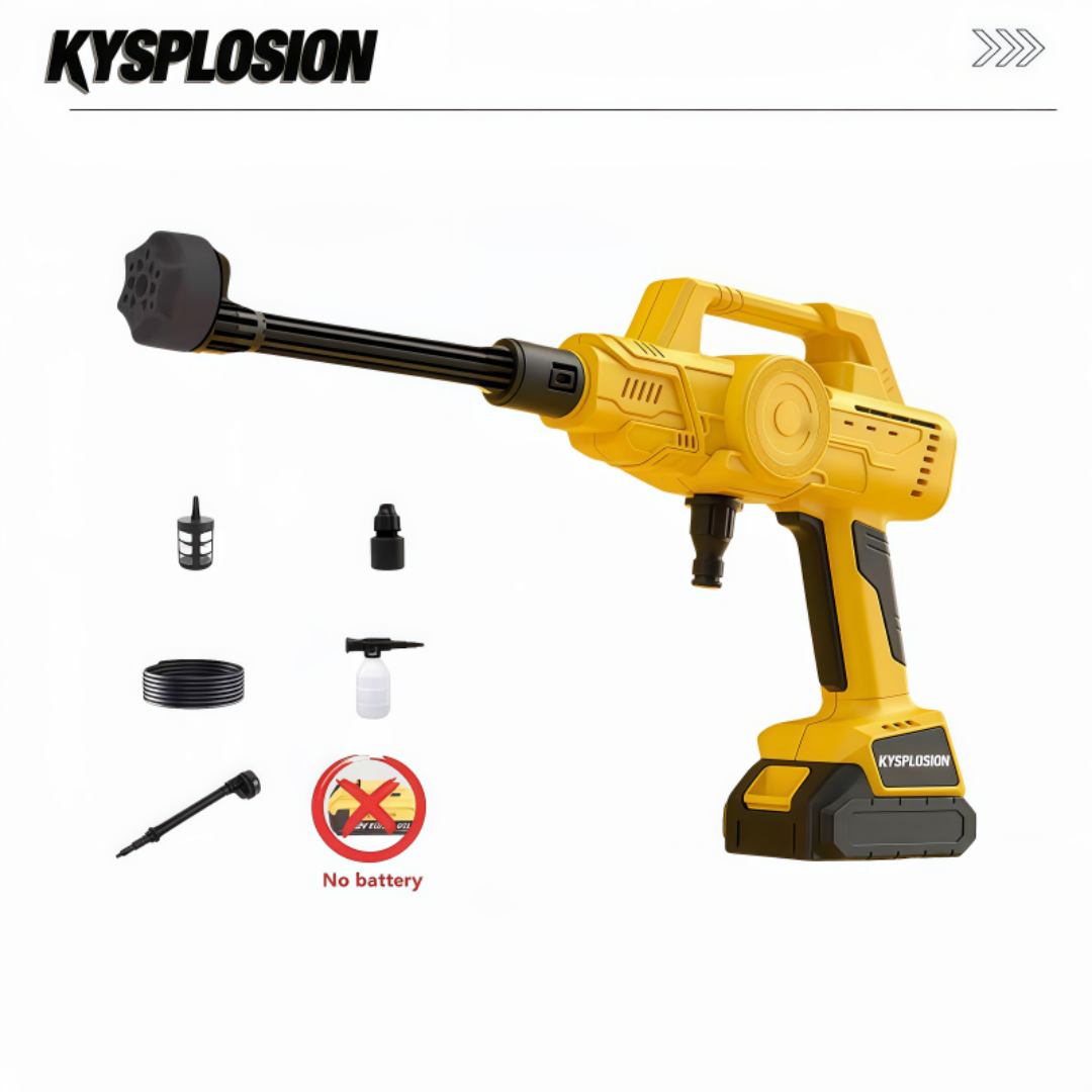 Foam Cannon Car Wash - Portable Wireless High Pressure Washer Handheld