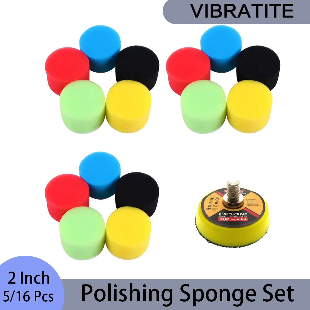 5/16 Pcs 2 Inch Polishing Spon - Polish Pad Set Buffer ulasan dan harga