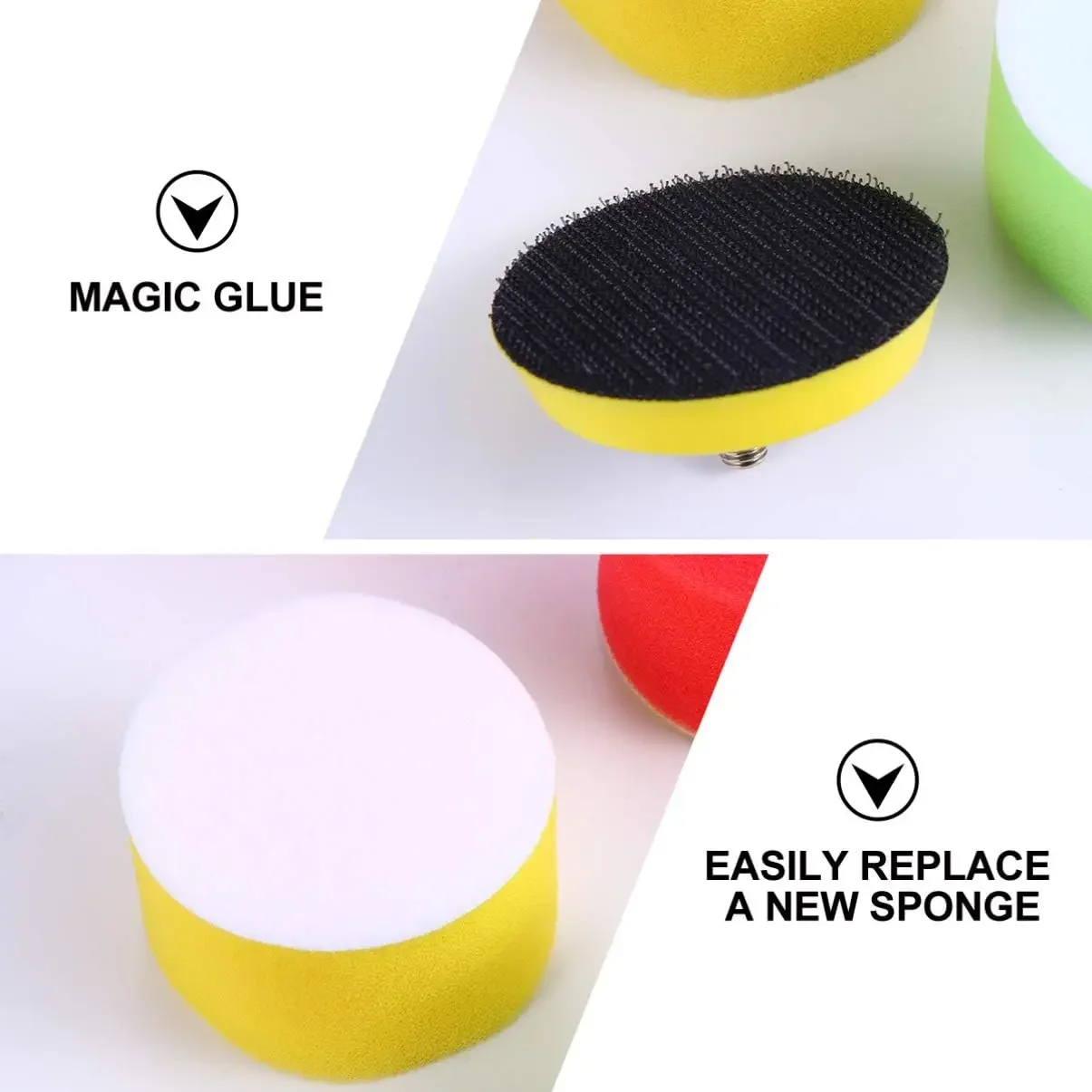 5/16 Pcs 2 Inch Polishing Spon - Polish Pad Set Buffer ulasan dan harga