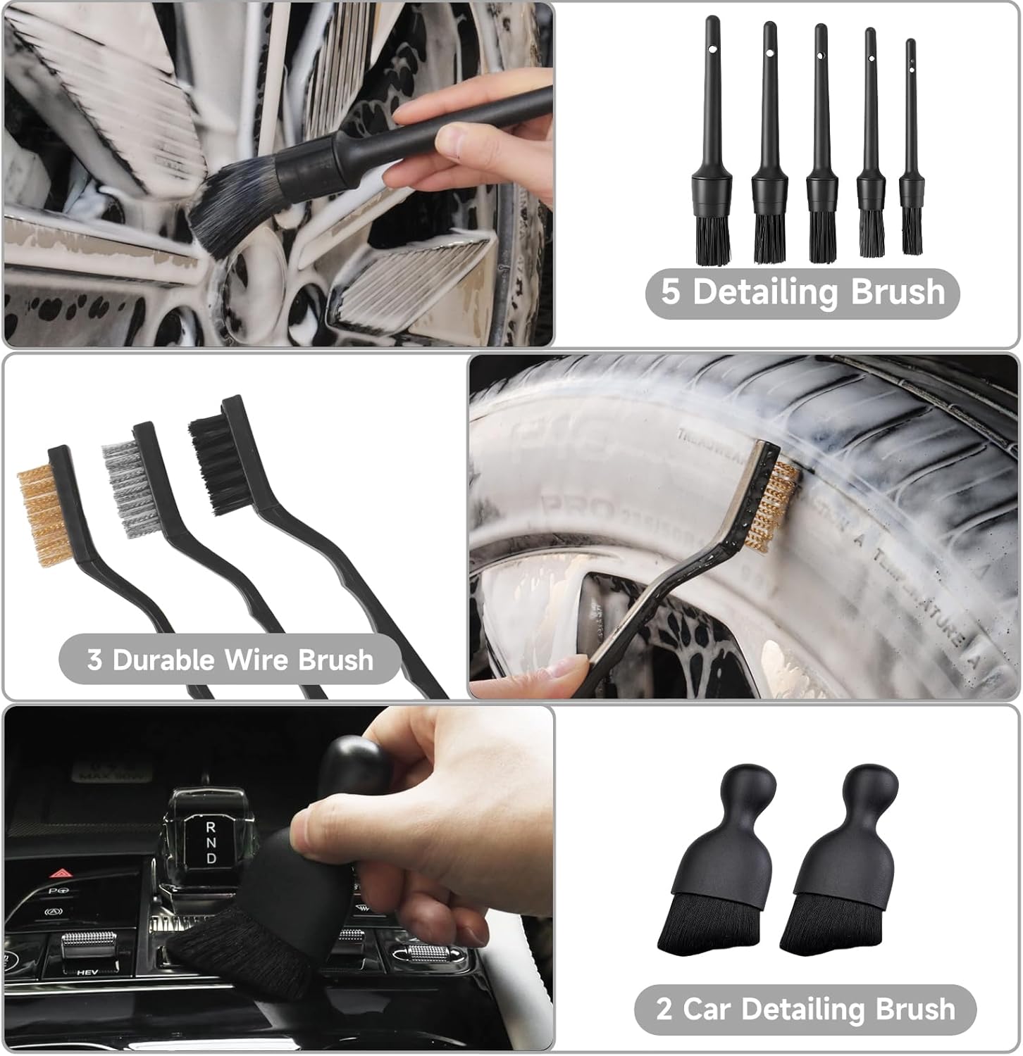 Car Detailing Kit, 36Pcs Profe - Interior Detailing Kit ulasan dan harga