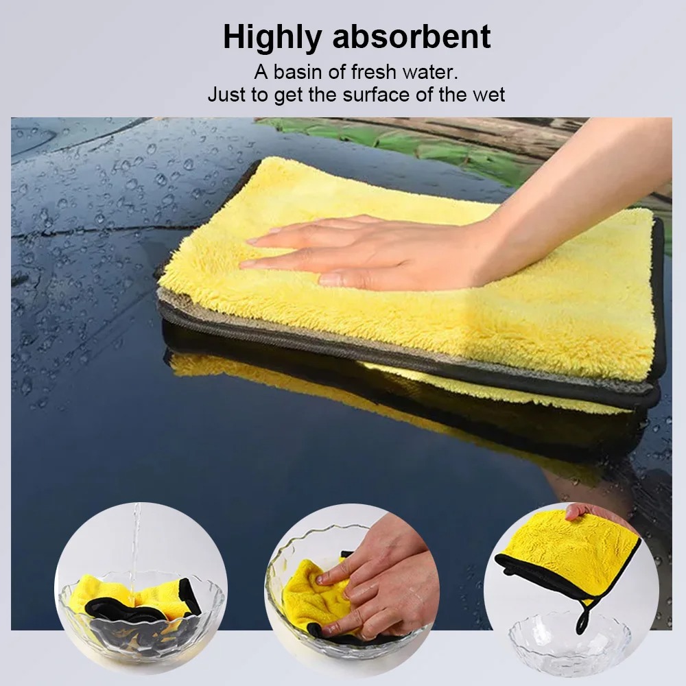 3/5/10Pcs Car Wash Microfiber  - Microfiber Towel Detailing ulasan dan harga