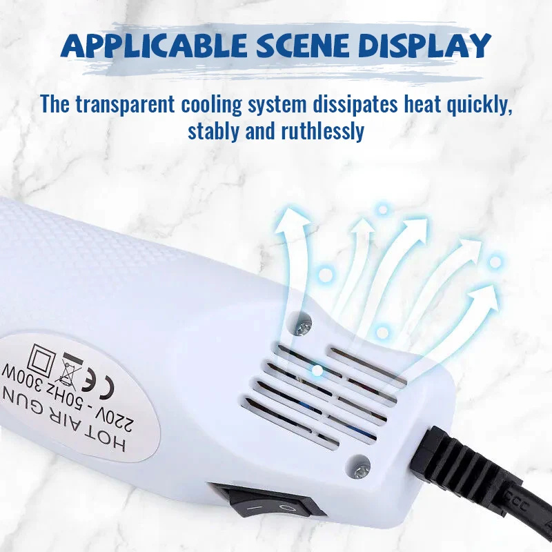 Hot Air Gun 220V Soldering Tem - Dryer Car Blower ulasan dan harga