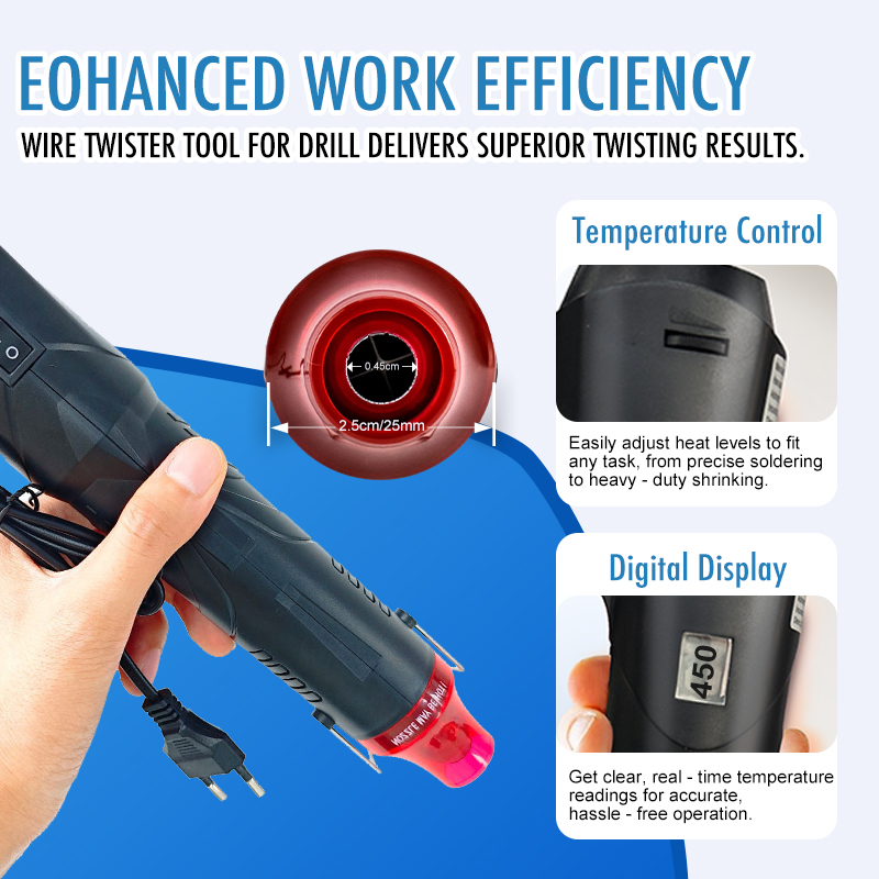 220V Hot Air Gun Soldering Tem - Dryer Car Blower ulasan dan harga