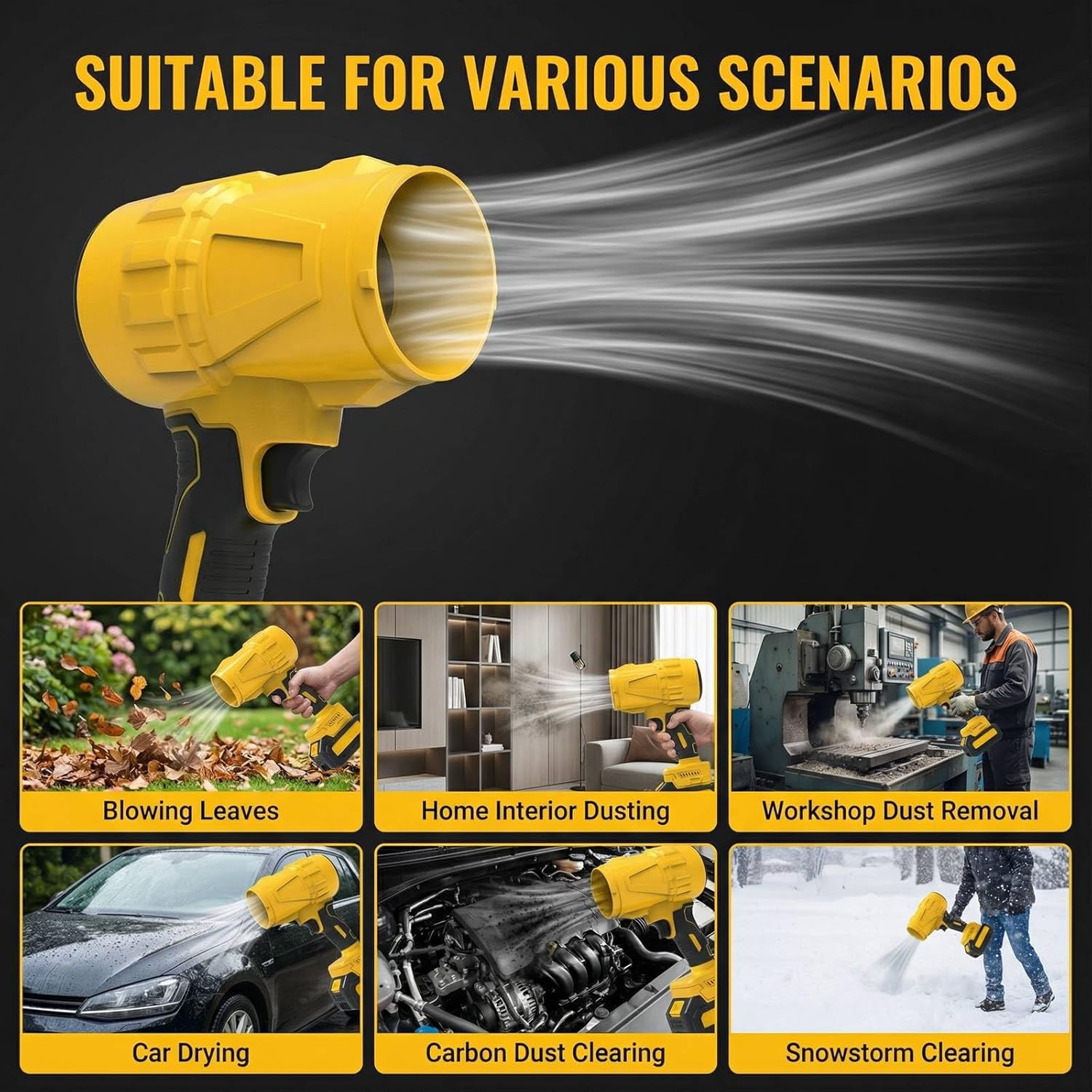Wireless Blower Brushless Turb - Dryer Car Blower ulasan dan harga