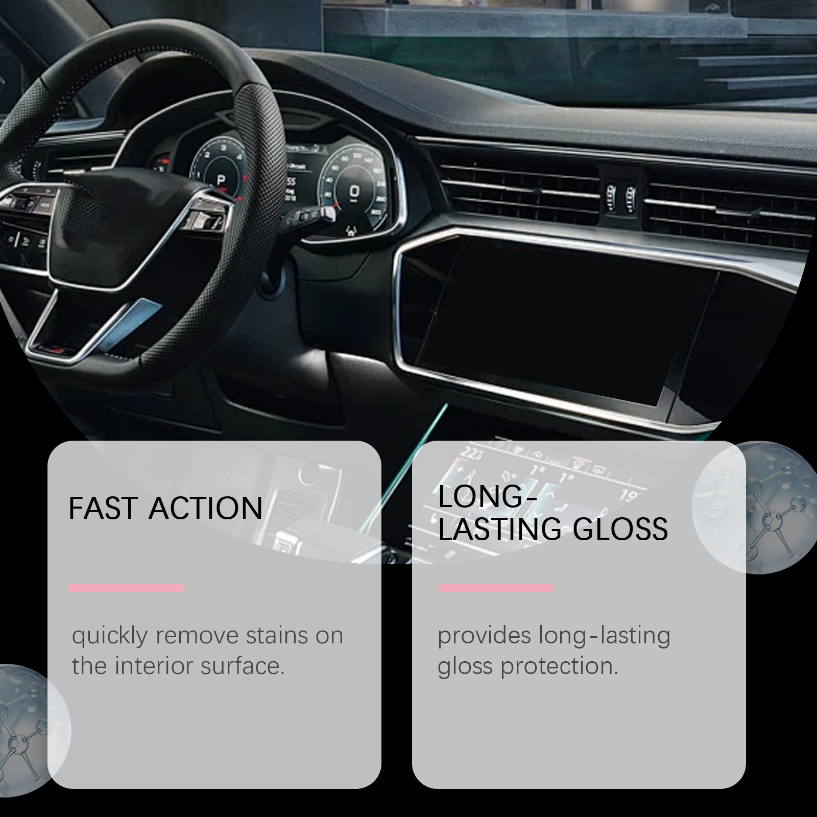 100ml Auto Interior Polish Car - Leather Cleaner Interior ulasan dan harga