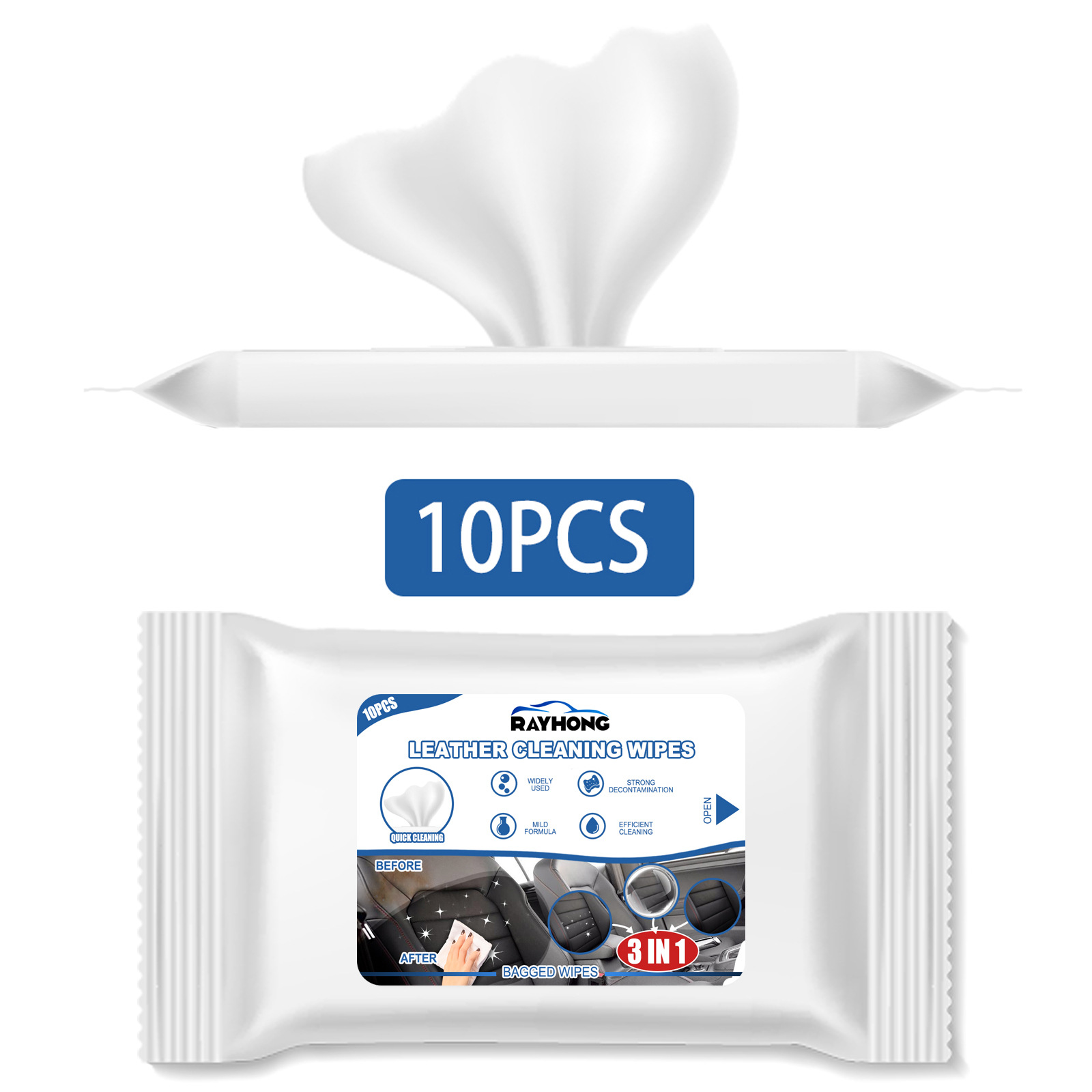 Car Leather Cleaning Wipes, Se - Dirt Brush Interior ulasan dan harga
