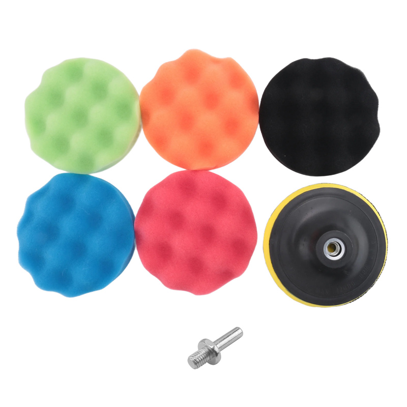 ABJA-8Pcs/Set Car Sponge Polis - Polish Pad Set Buffer ulasan dan harga