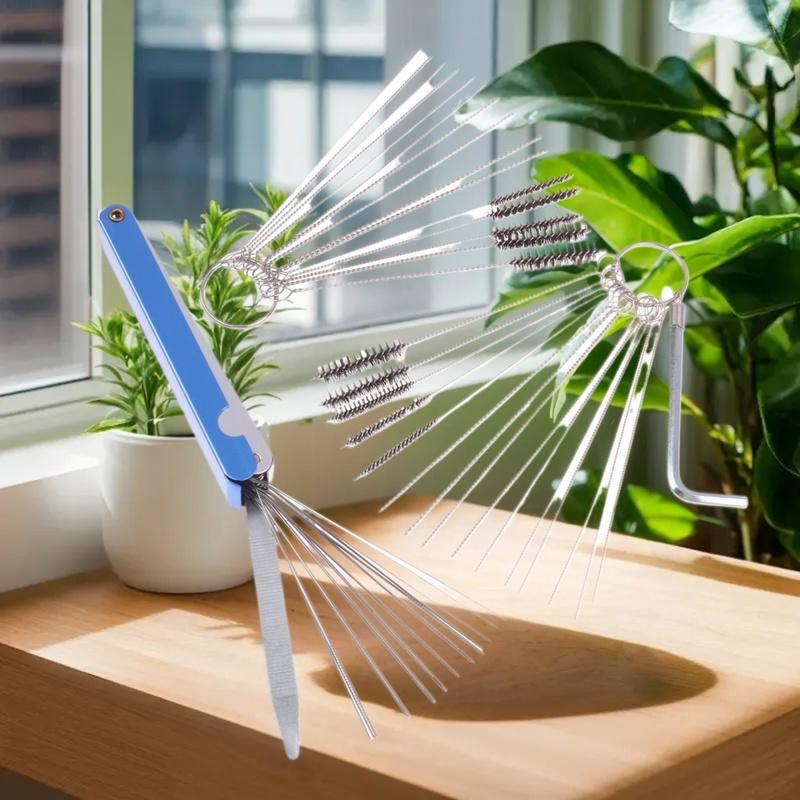 1 set of cleaning needles, bru - Car Cleaning Brush ulasan dan harga