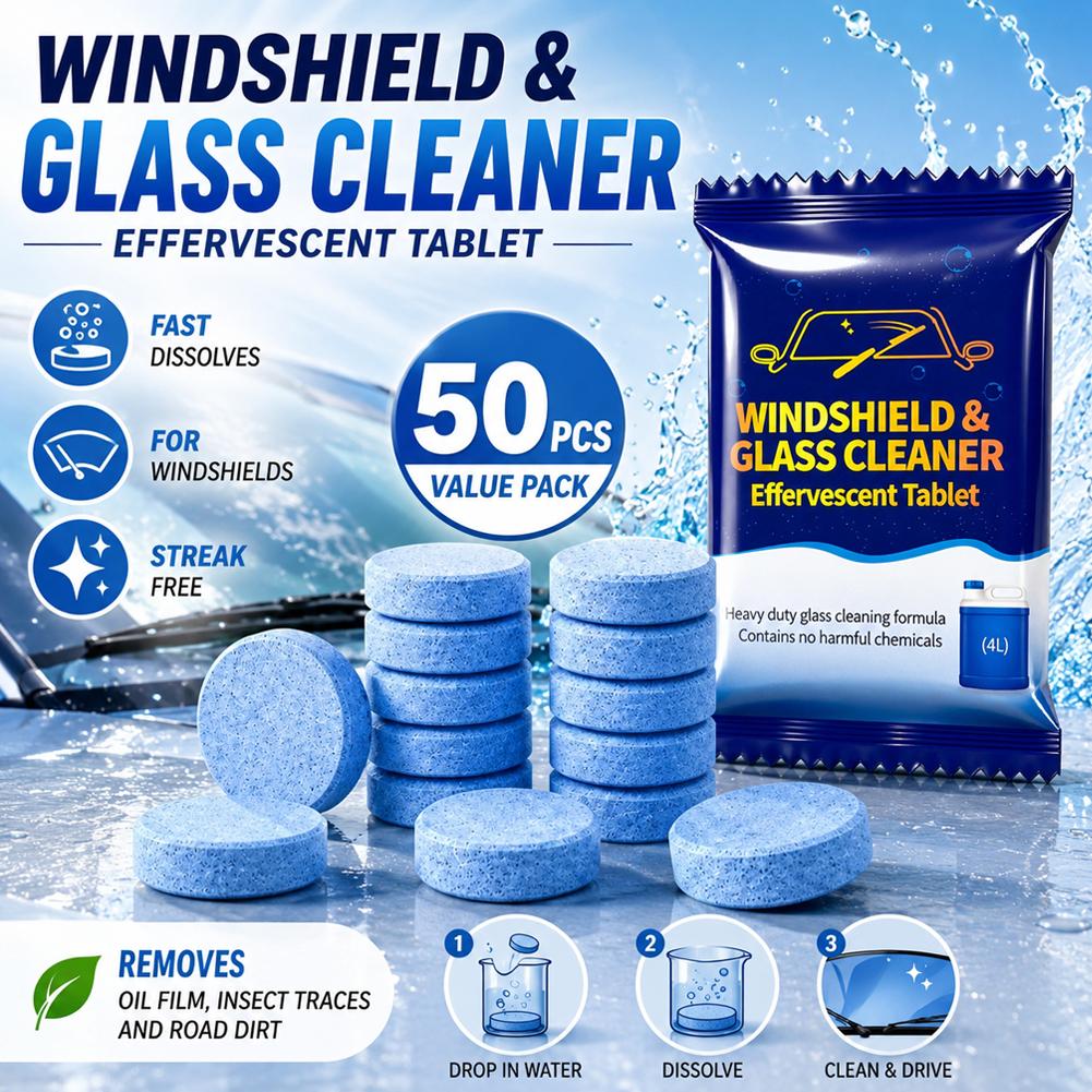 Car Windshield Washer Efferves - Glass Cleaner Streak ulasan dan harga