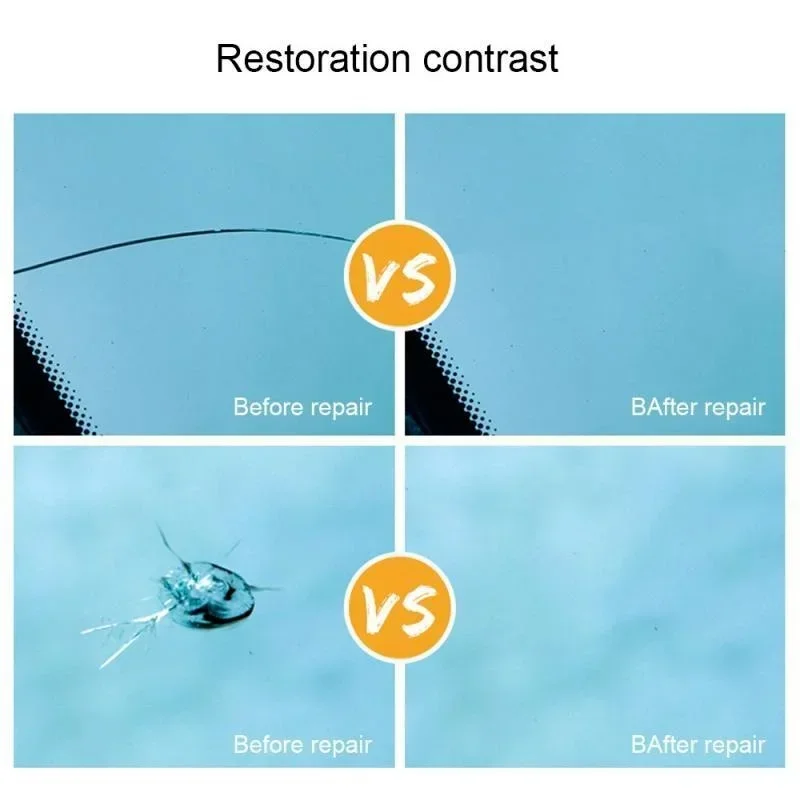 Car Glass Scratch Repair Fluid - Glass Cleaner Streak ulasan dan harga