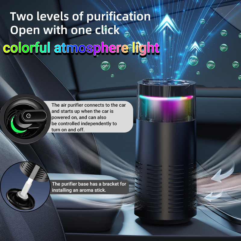 Mini Air Purifier with Aromath - Odor Eliminator Car ulasan dan harga