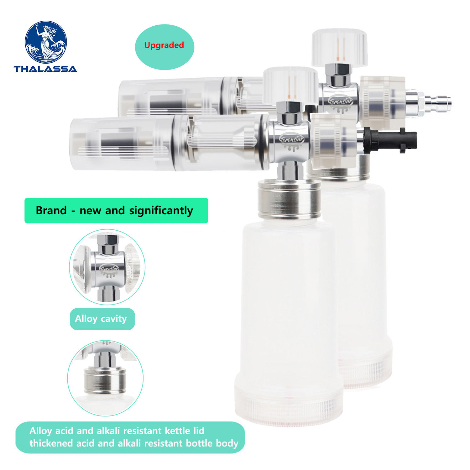 Foam Spray Gun Adjustable 100m - Pressure Washer Foam Gun ulasan dan harga