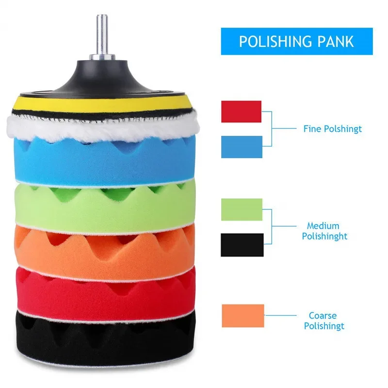 8Pcs Car Polishing Pads Kit 3/ - Polish Pad Set Buffer ulasan dan harga