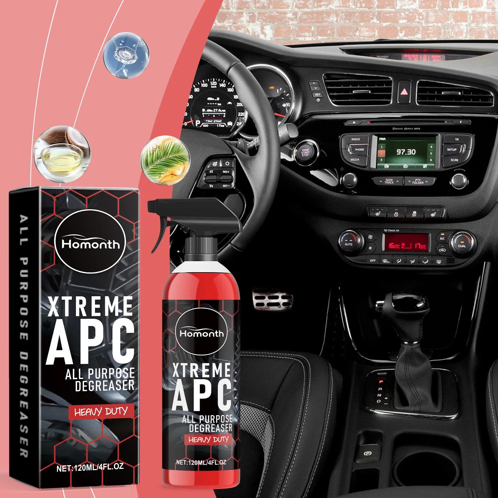 Multi-Purpose Car Cleaner Remo - Seat Cleaner Fabric ulasan dan harga