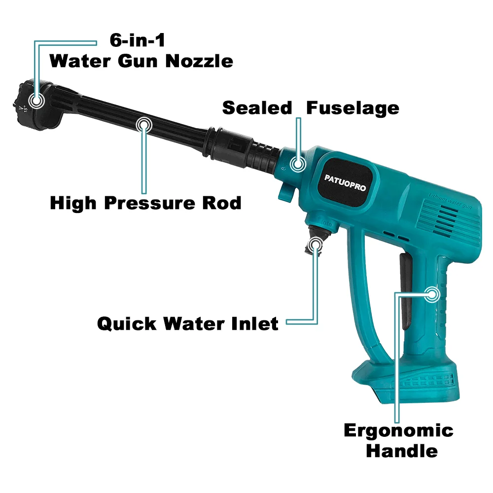 Cordless Car Washing Gun High  - Car Shampoo Ph ulasan dan harga
