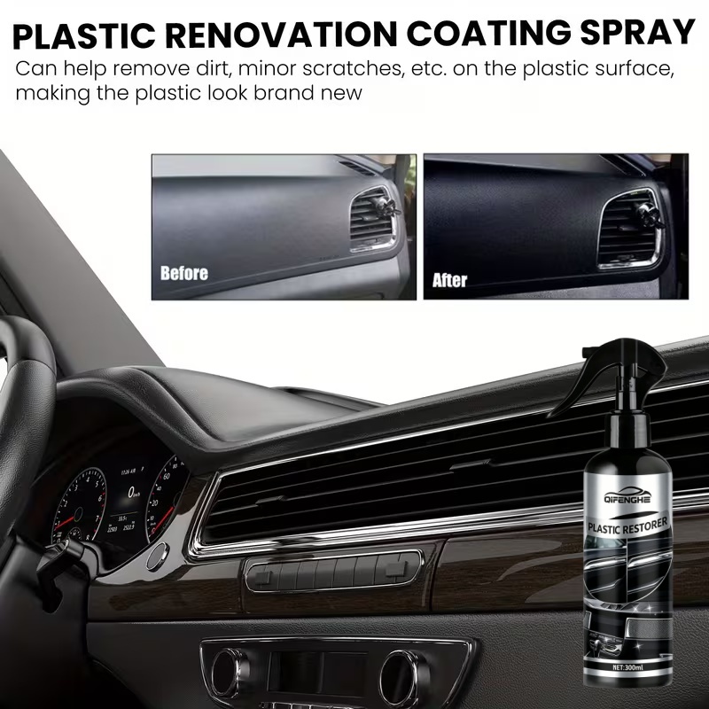 300ml Long-Lasting Plastic Res - Trim Restorer Plastic ulasan dan harga
