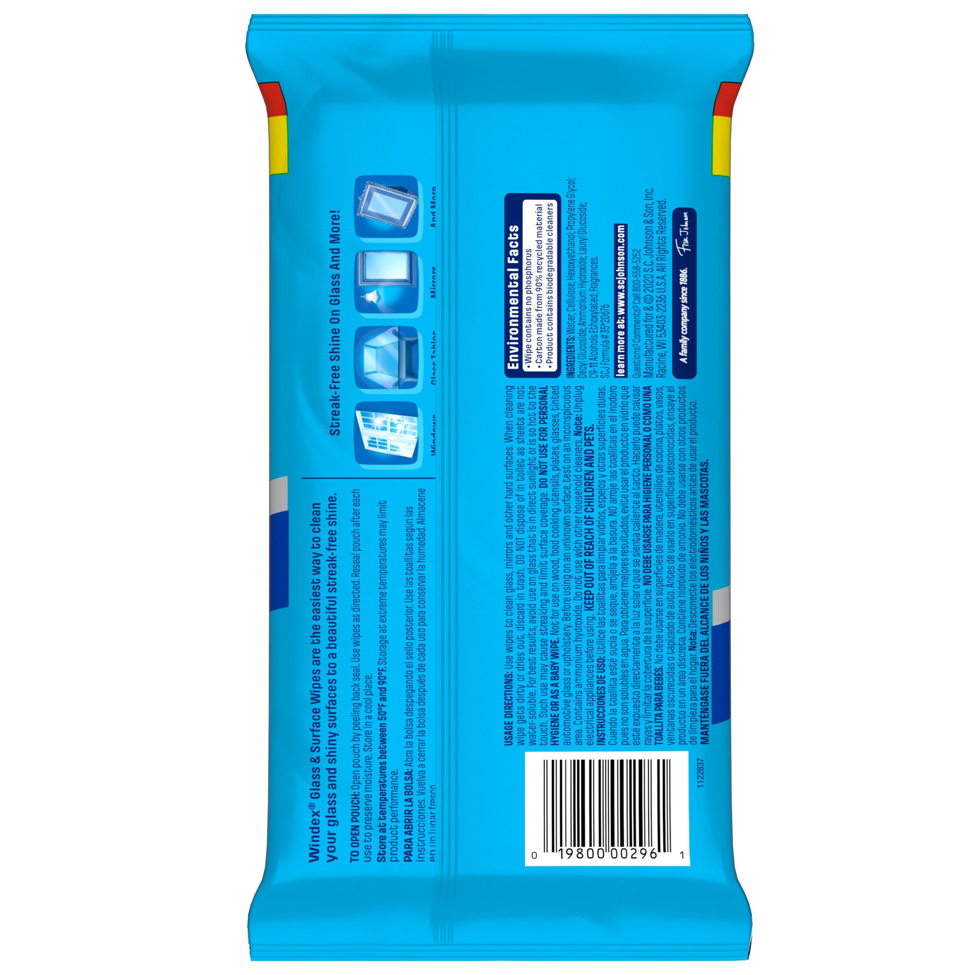 38ct Pre-Moistened Window And  - Glass Cleaner Streak ulasan dan harga