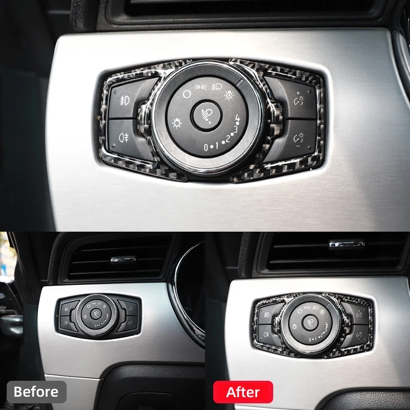 Carbon Fiber Car Headlight Swi - Interior Detailing Kit ulasan dan harga