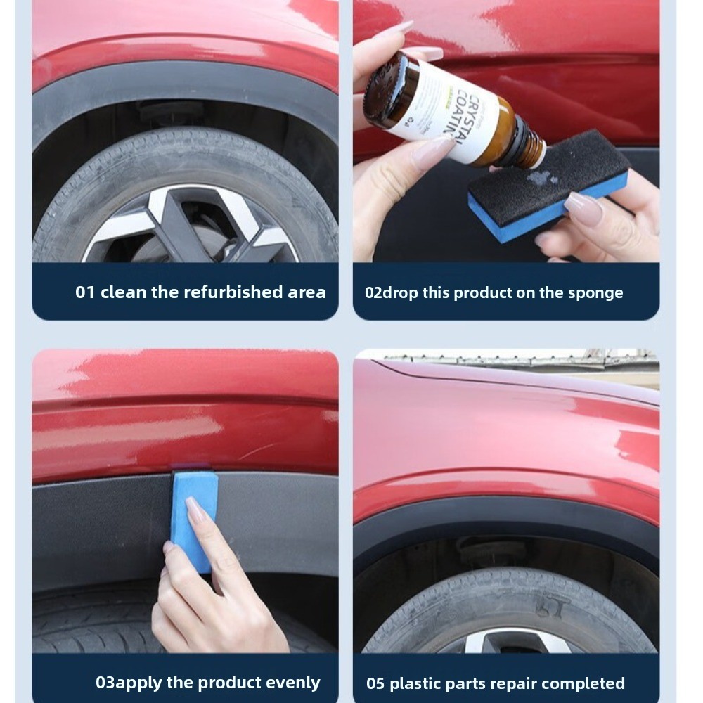 New Durable Crystal Coating Re - Trim Restorer Plastic ulasan dan harga