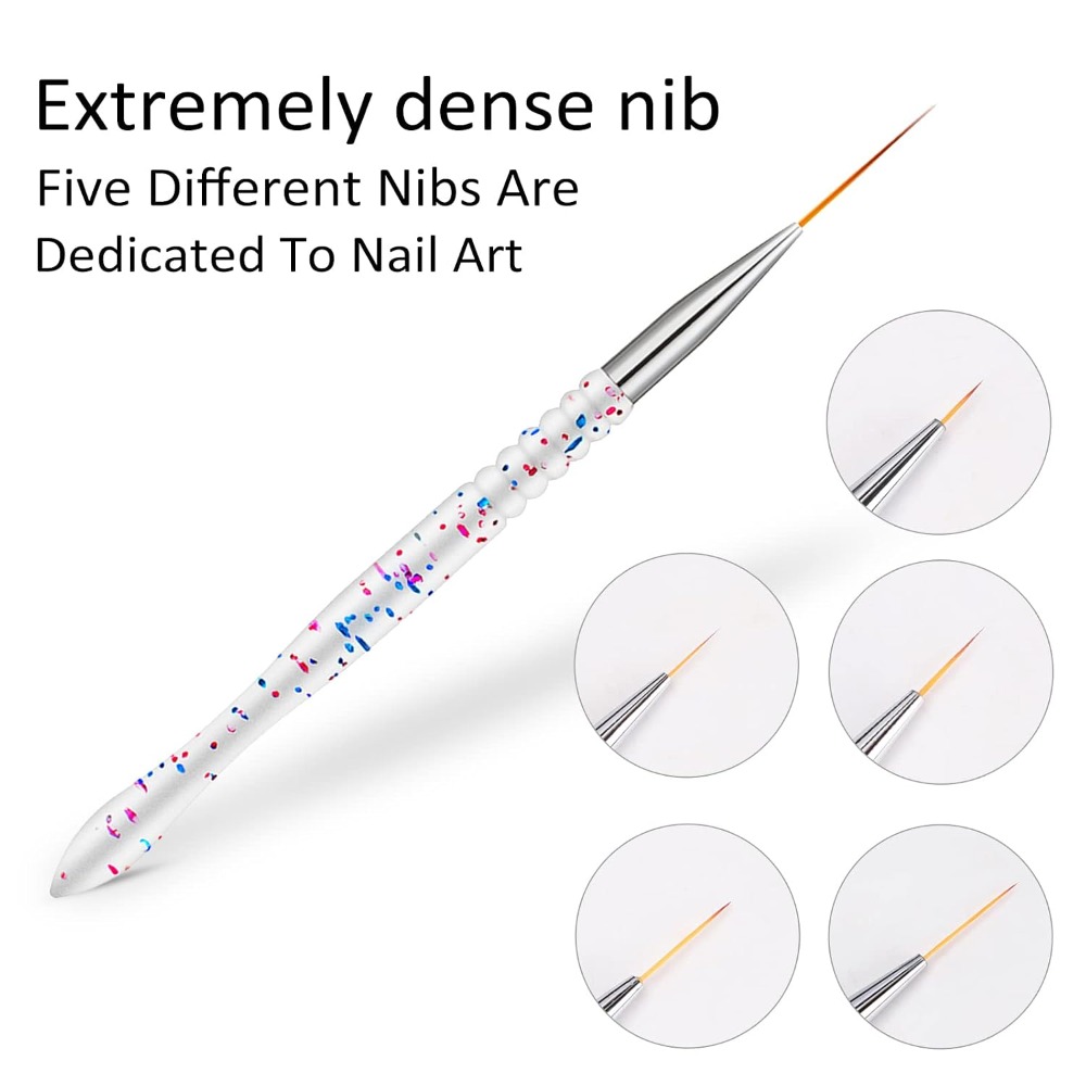 5 Pieces Professional Nail Art - Detailing Brush Set ulasan dan harga