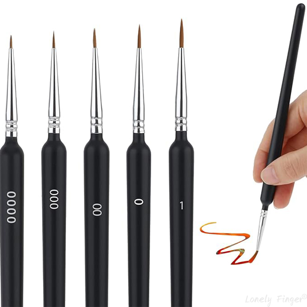 5/11Pcs Paint Brushes Set, Art - Detailing Brush Set ulasan dan harga