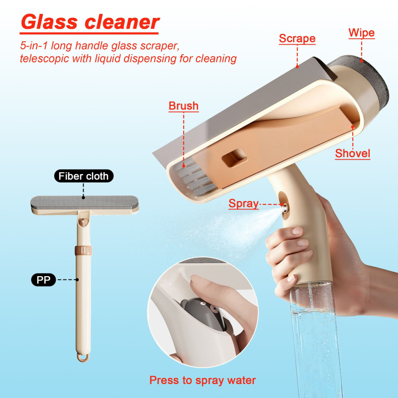 4-in-1 Window Glass Cleaner Ex - Glass Cleaner Streak ulasan dan harga