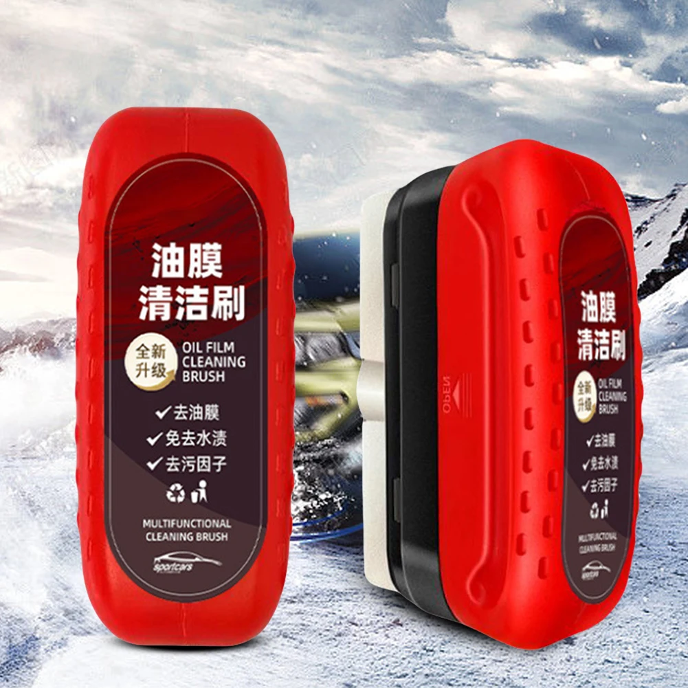 Car Glass Oil Film Remover Aut - Car Cleaning Brush ulasan dan harga