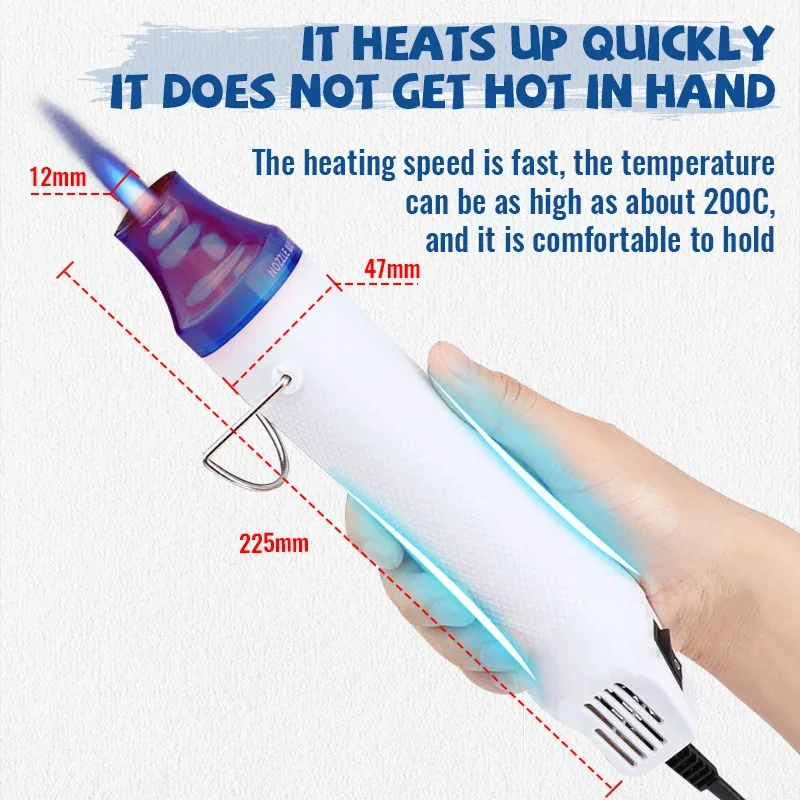 Hot Air Gun 220V Soldering Tem - Dryer Car Blower ulasan dan harga